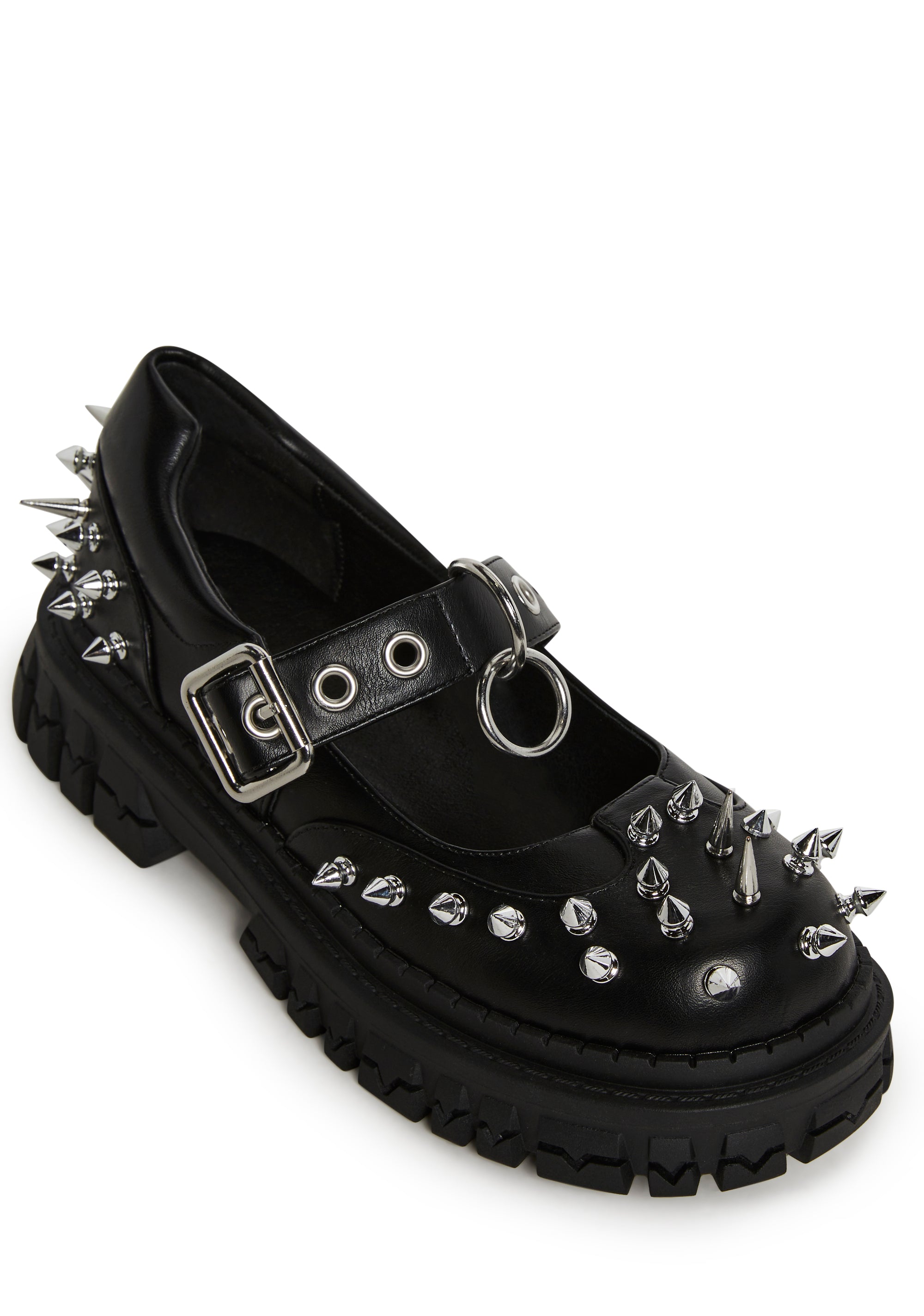 Alternative view of Spiked Teen Craft Mary Janes