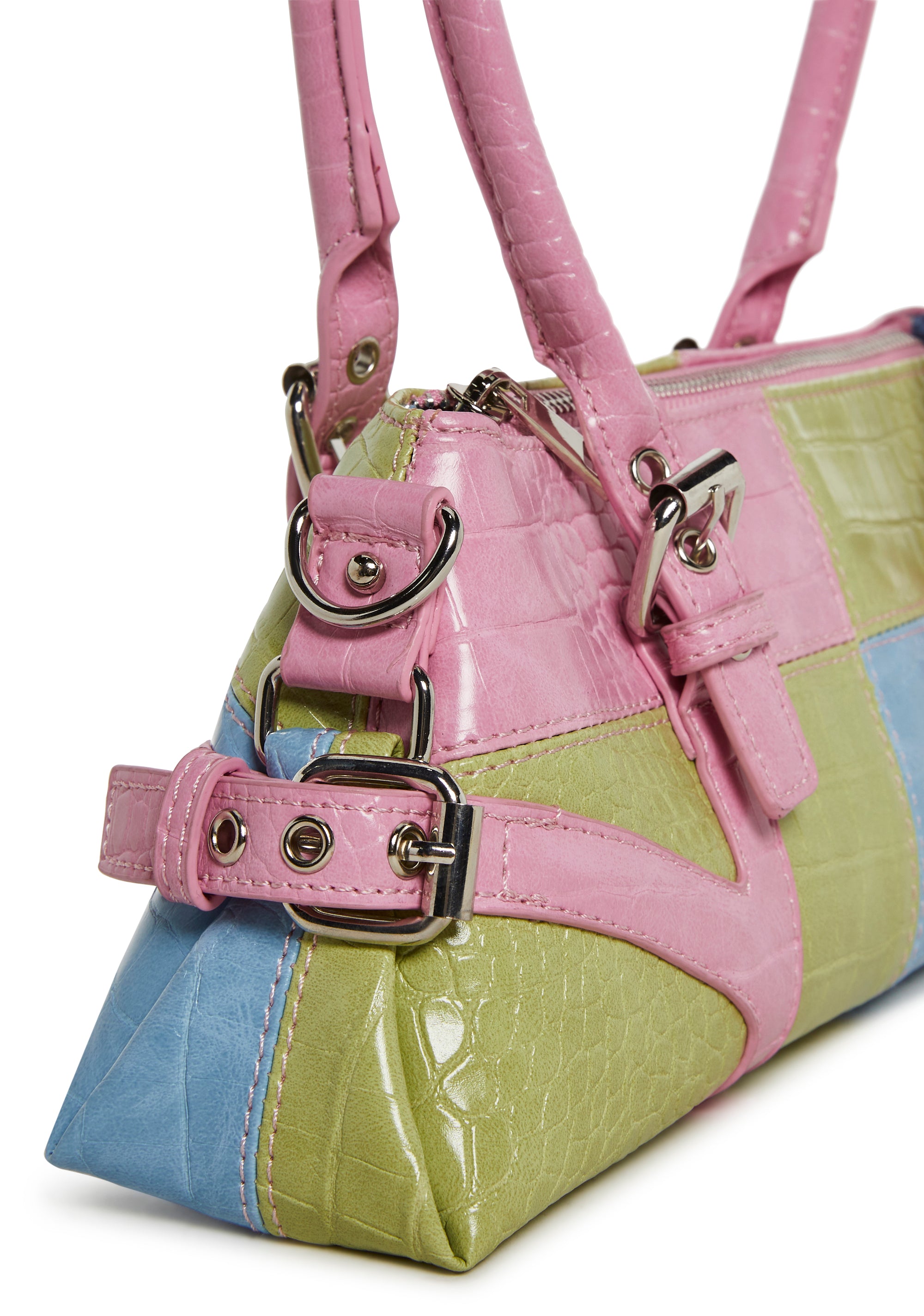 Alternative view of Gossip Date Patchwork Handbag