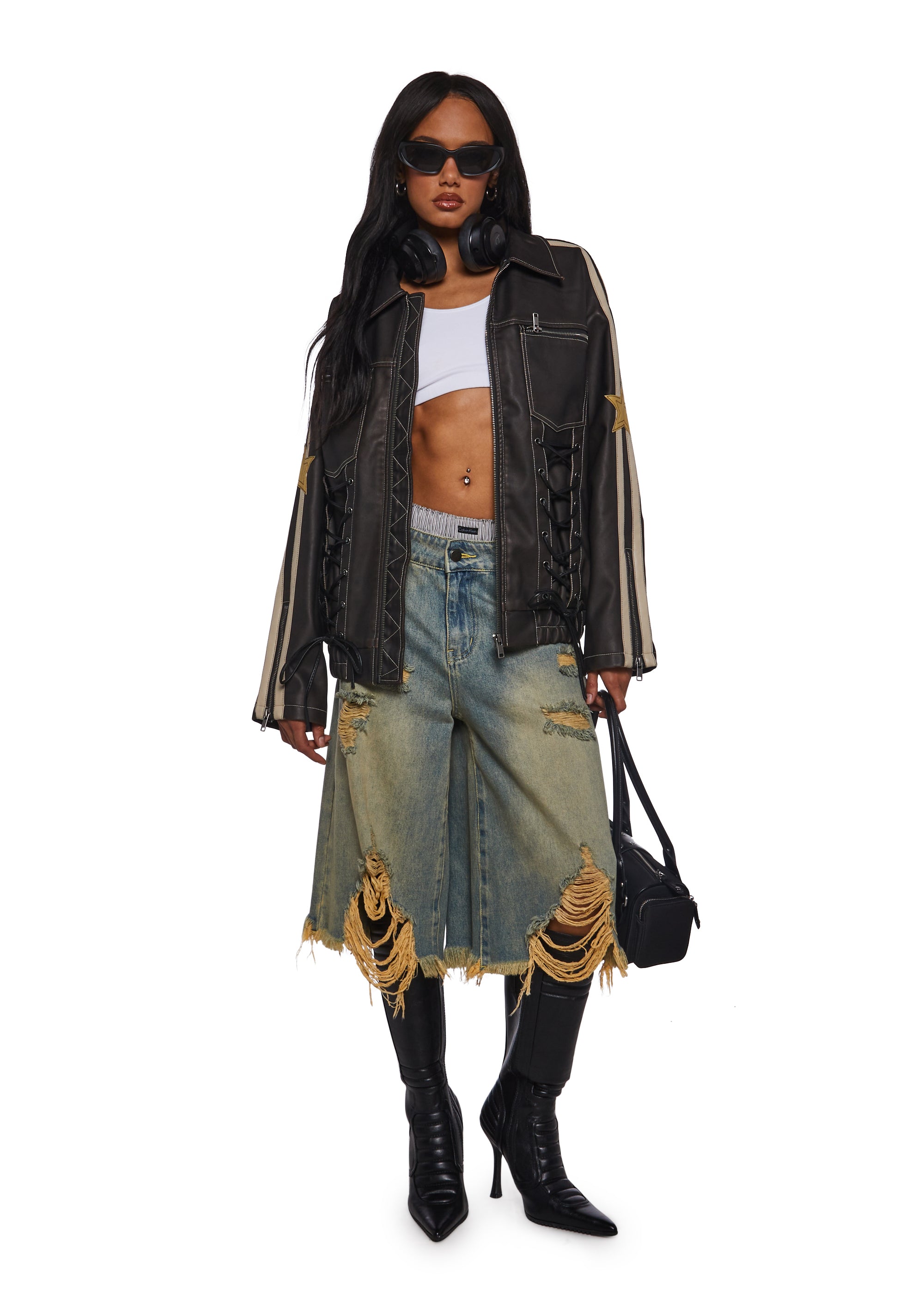 Alternative view of Rebel Paradise Moto Jacket