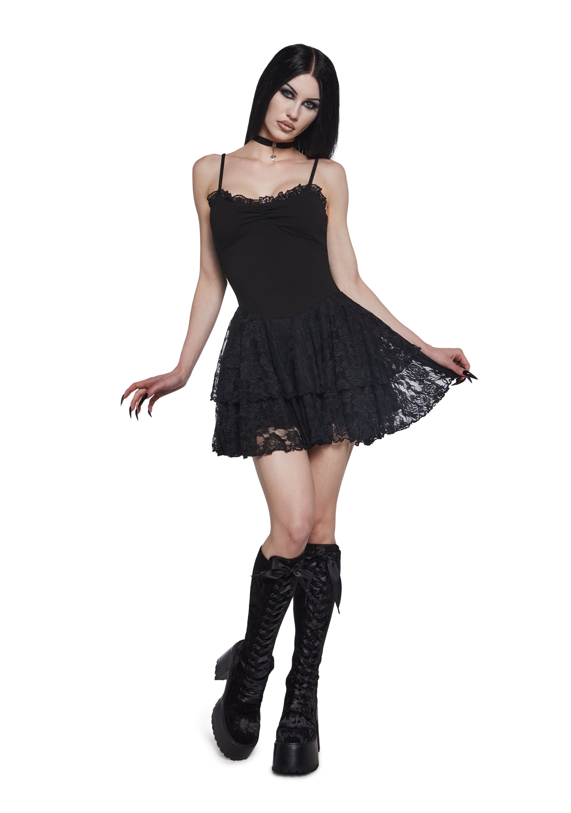 Alternative view of Captivating Horror Mini Dress