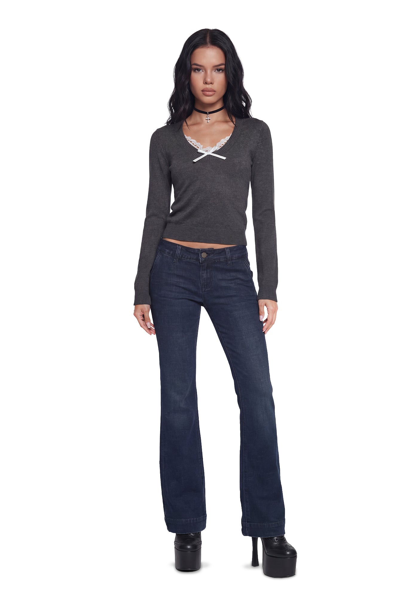 Alternative view of Pretty And Petty Long Sleeve Top