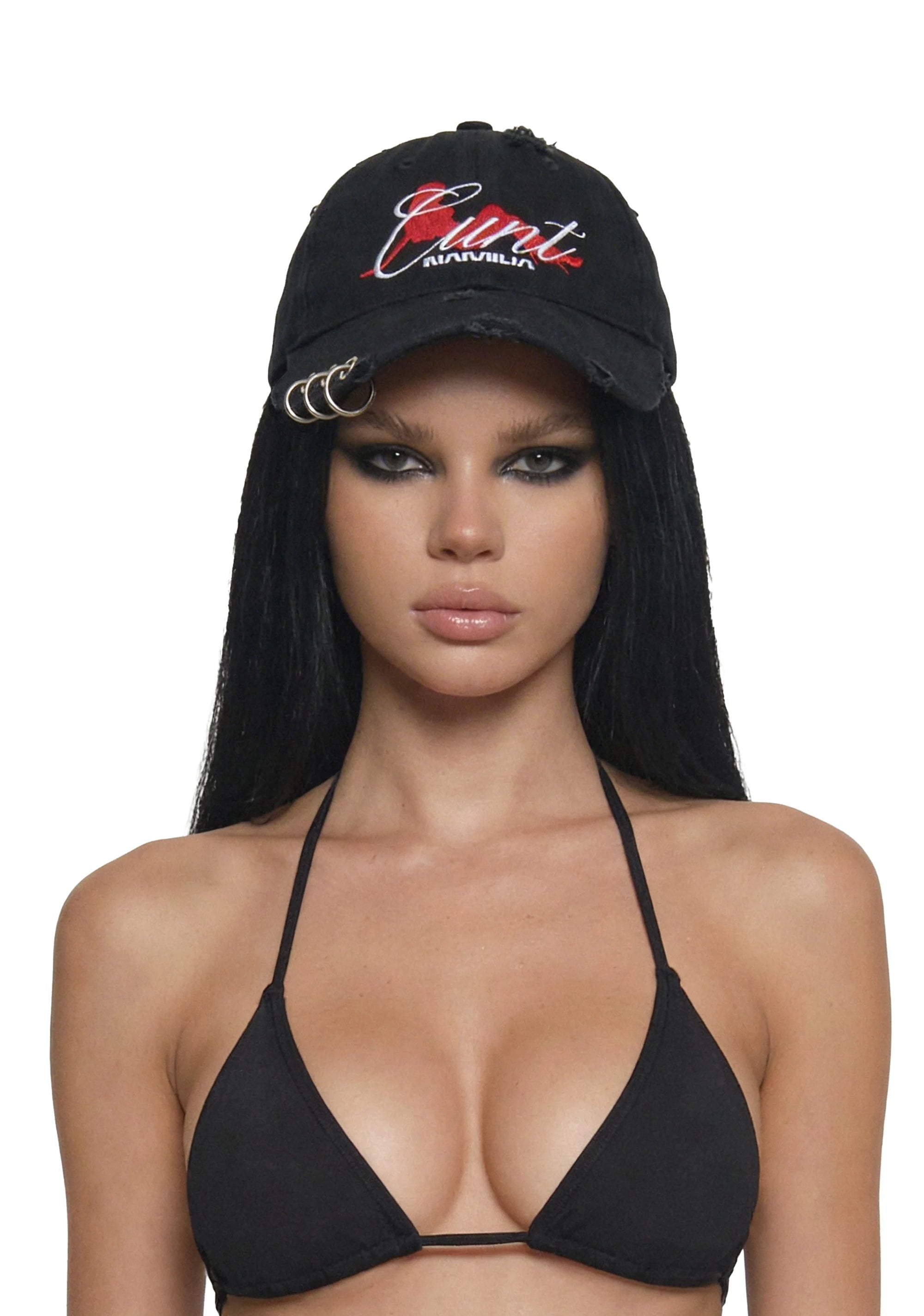 Fierce Feminine Cap - Black/Red