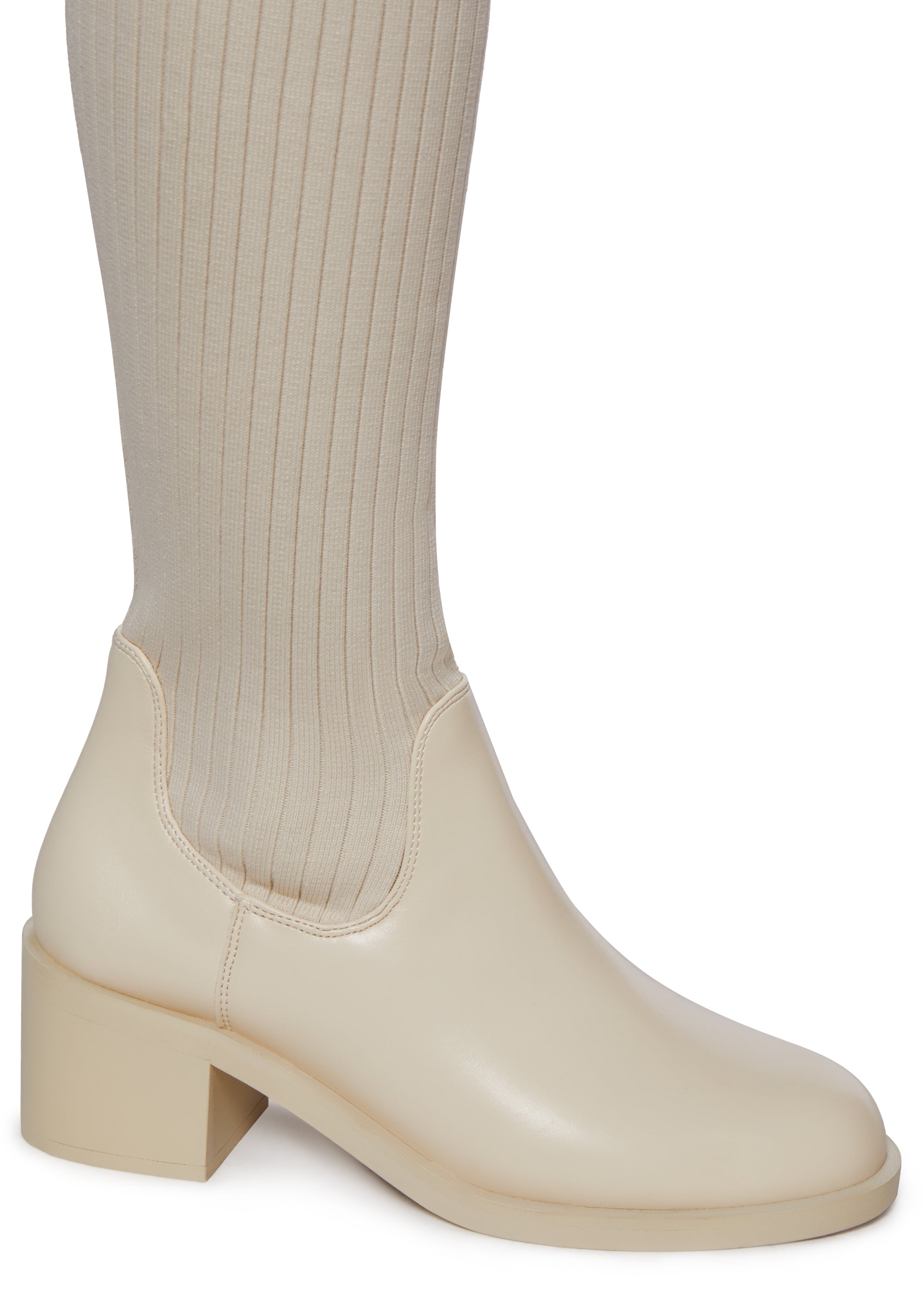 Alternative view of Total Rizz Knee High Boots - Off White