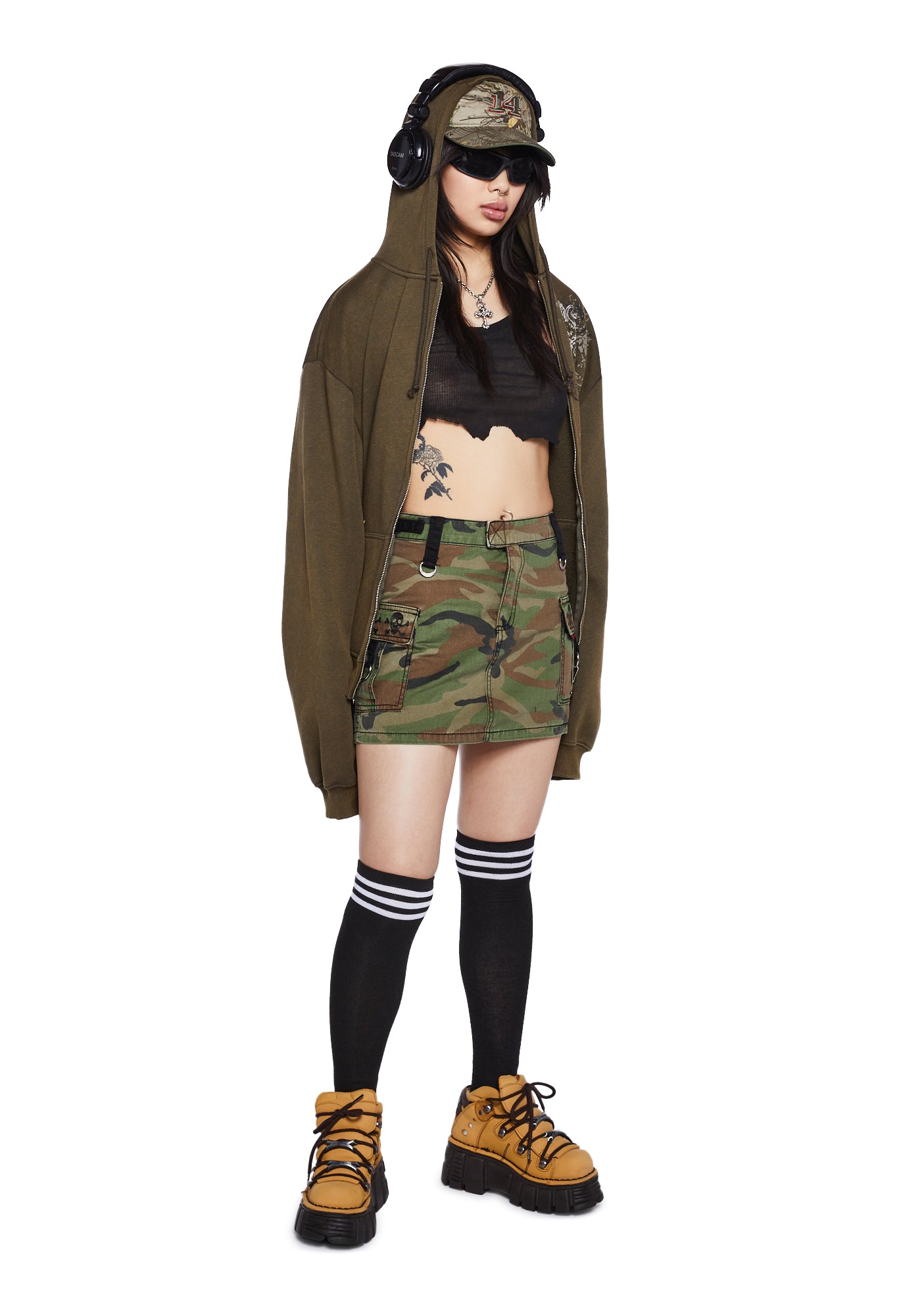 Alternative view of Cargo Pocket Skirt