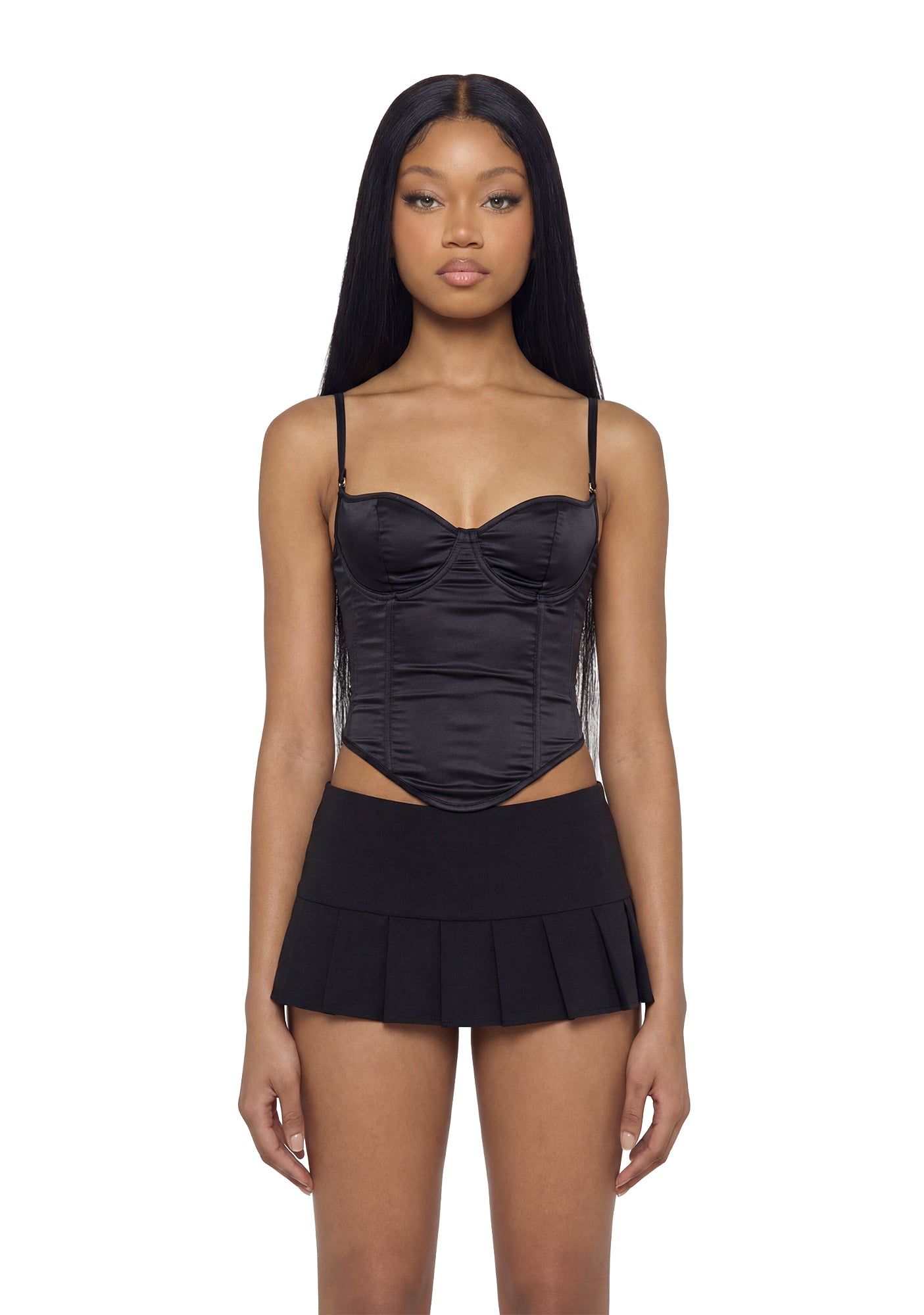 Khloe Corset Top - Black