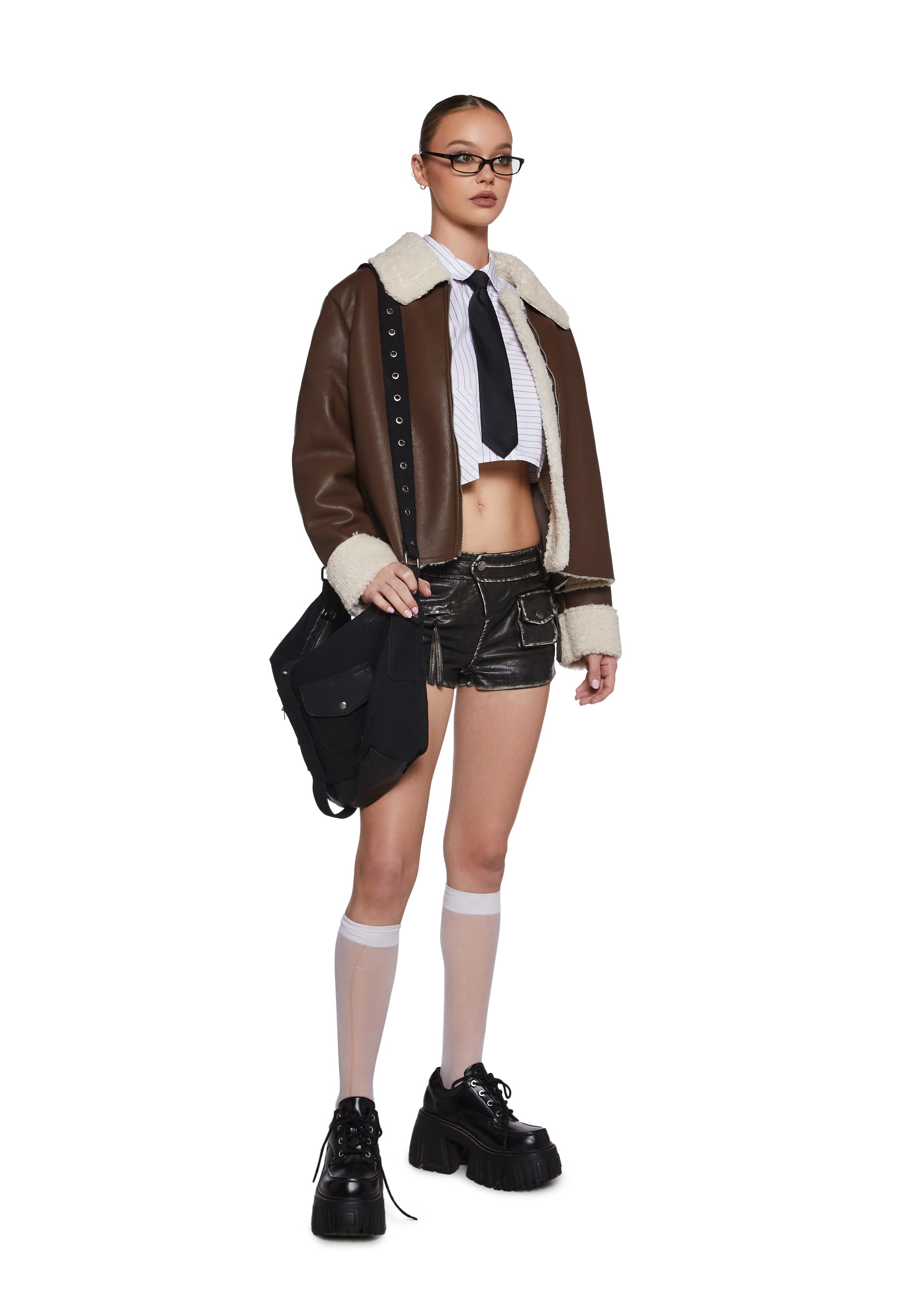 Alternative view of Spitfire Romance Vegan Leather Coat