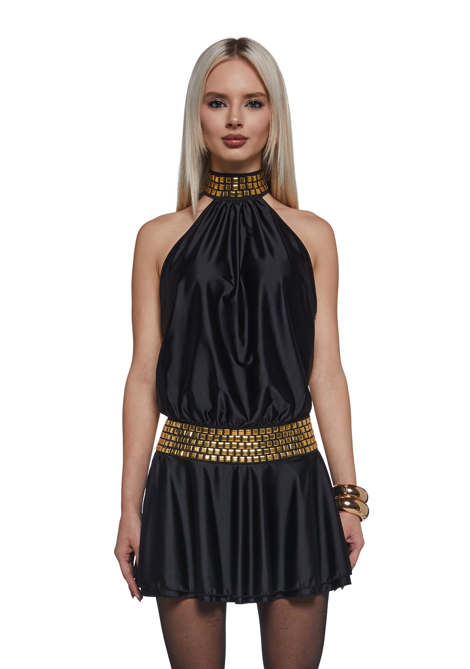 Celestial Moves Studded Dress