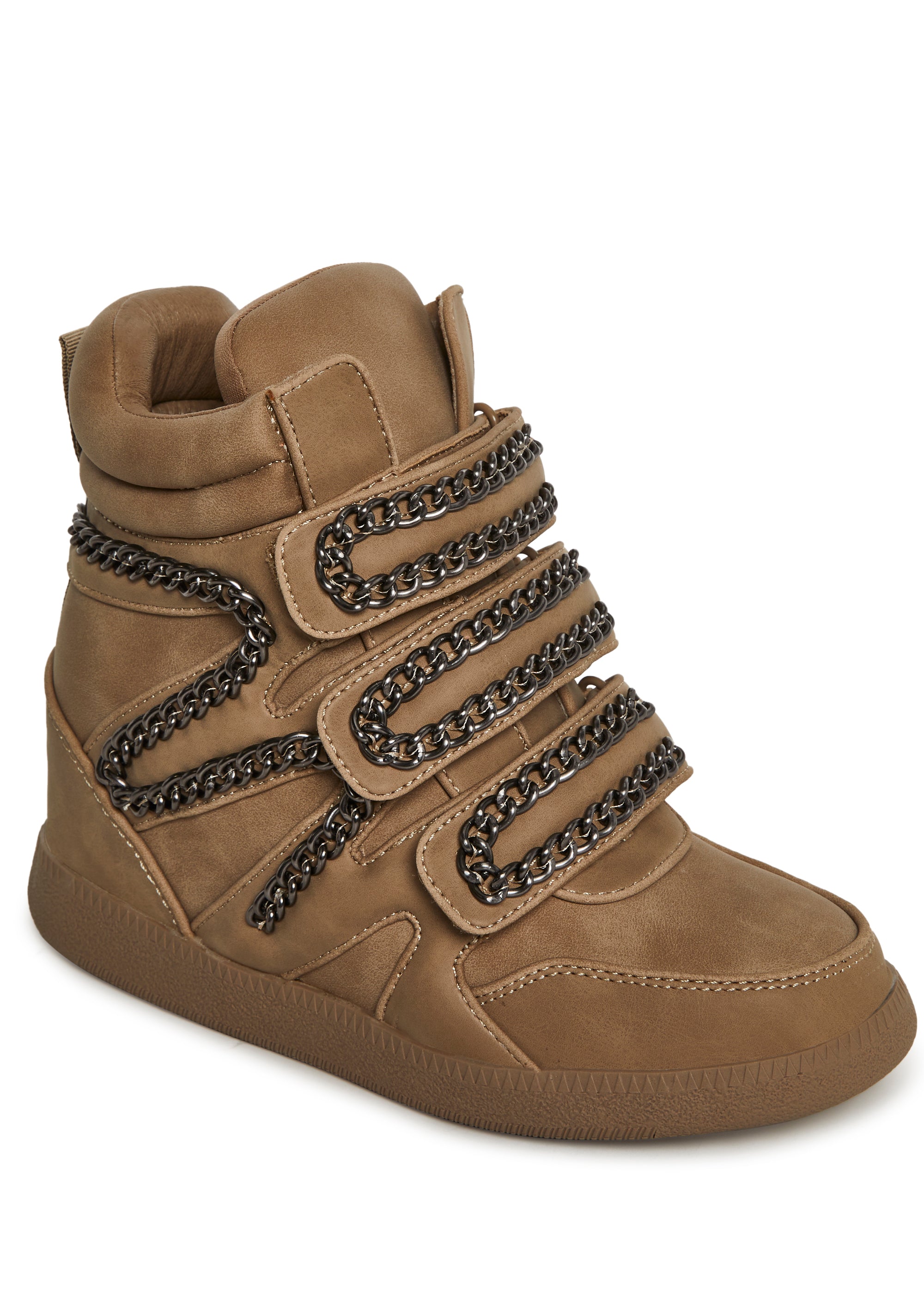 Alternative view of Ambient Wedge Sneakers With Chain