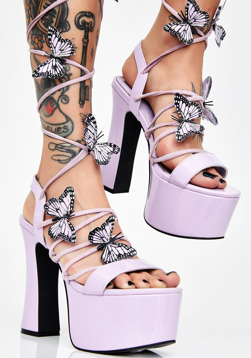 Alternative view of Pixie Queen Lace Up Heels