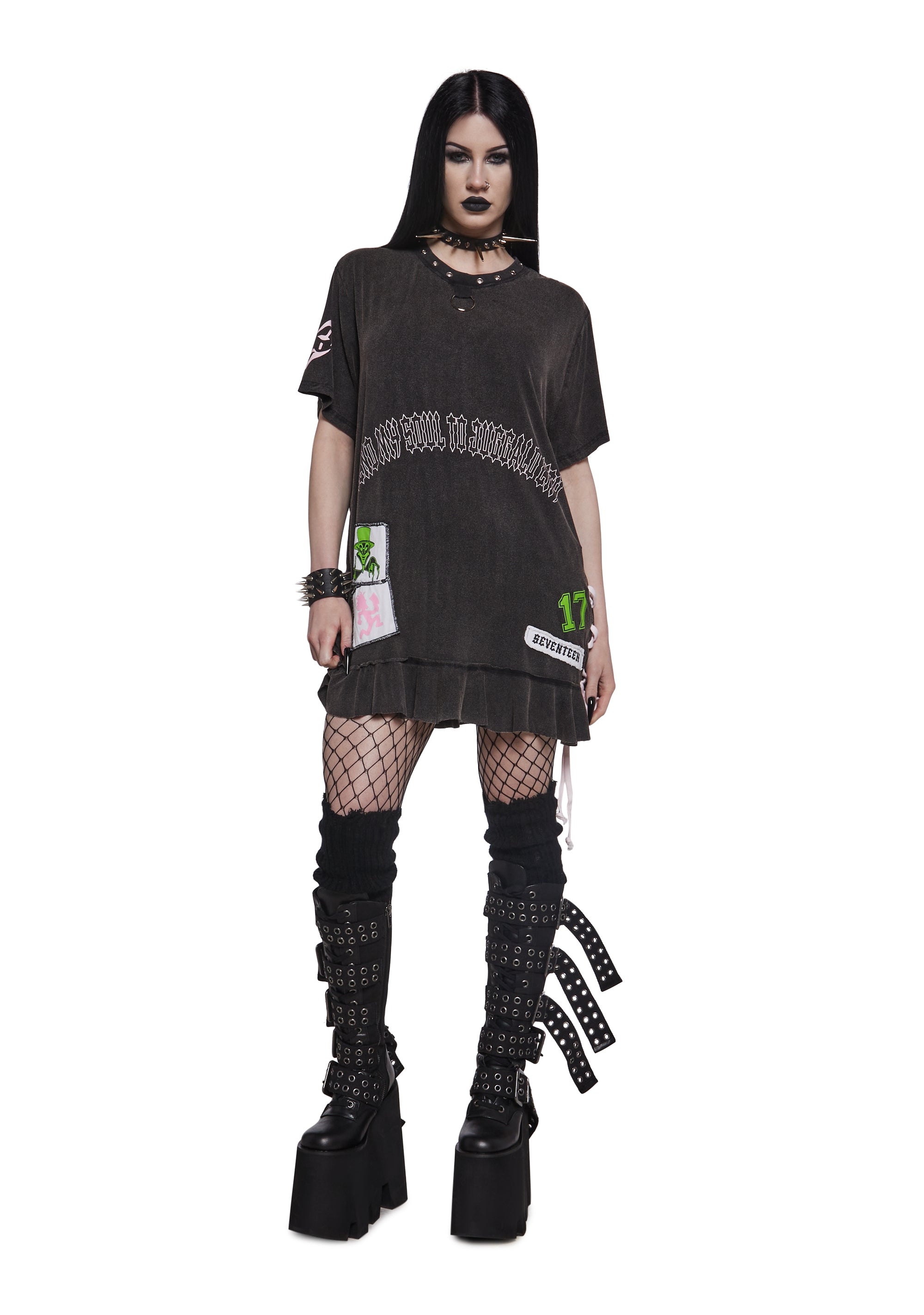 Alternative view of Send My Soul Washed Tee Dress