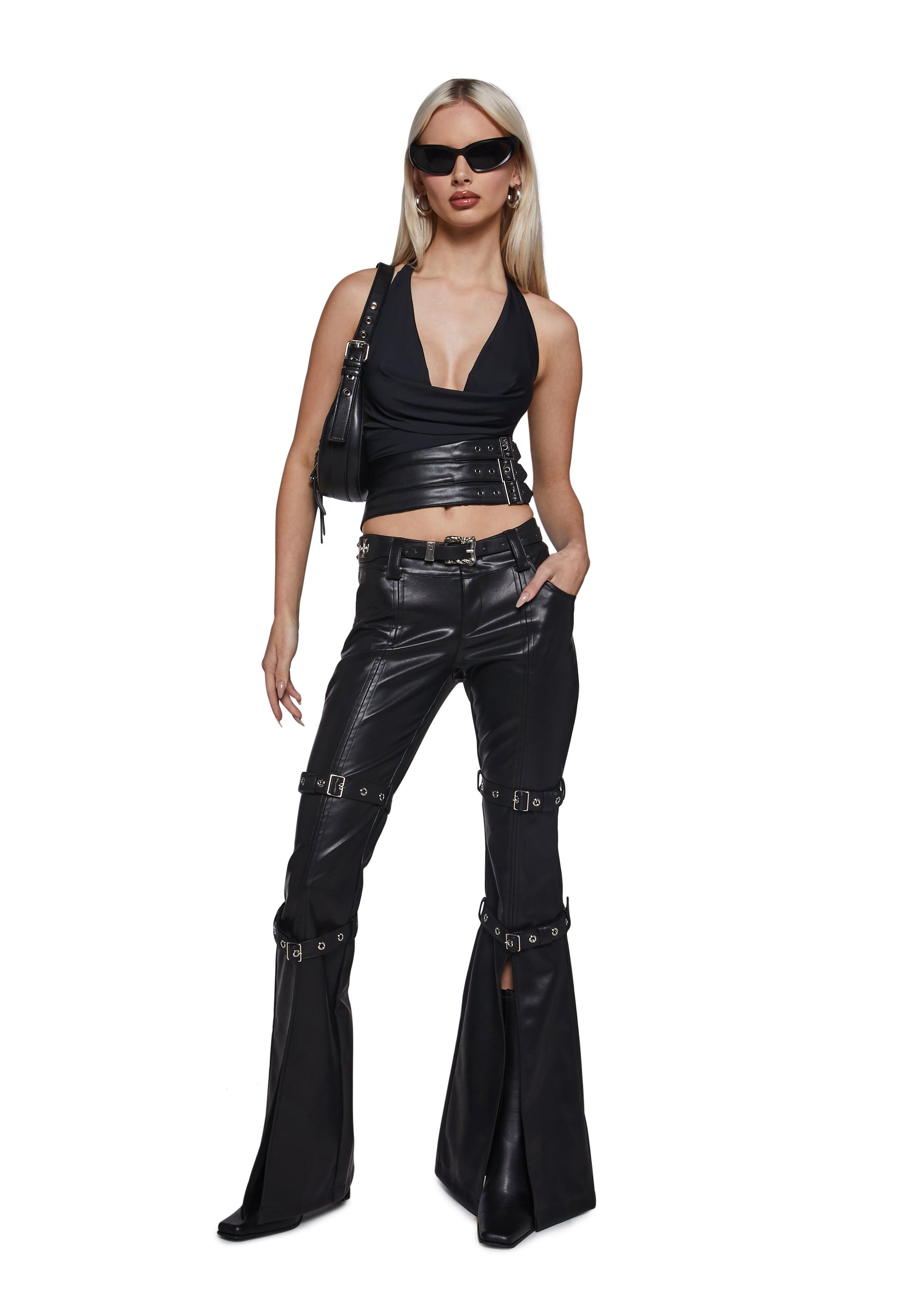 Alternative view of Rocker Forever Buckle Pants