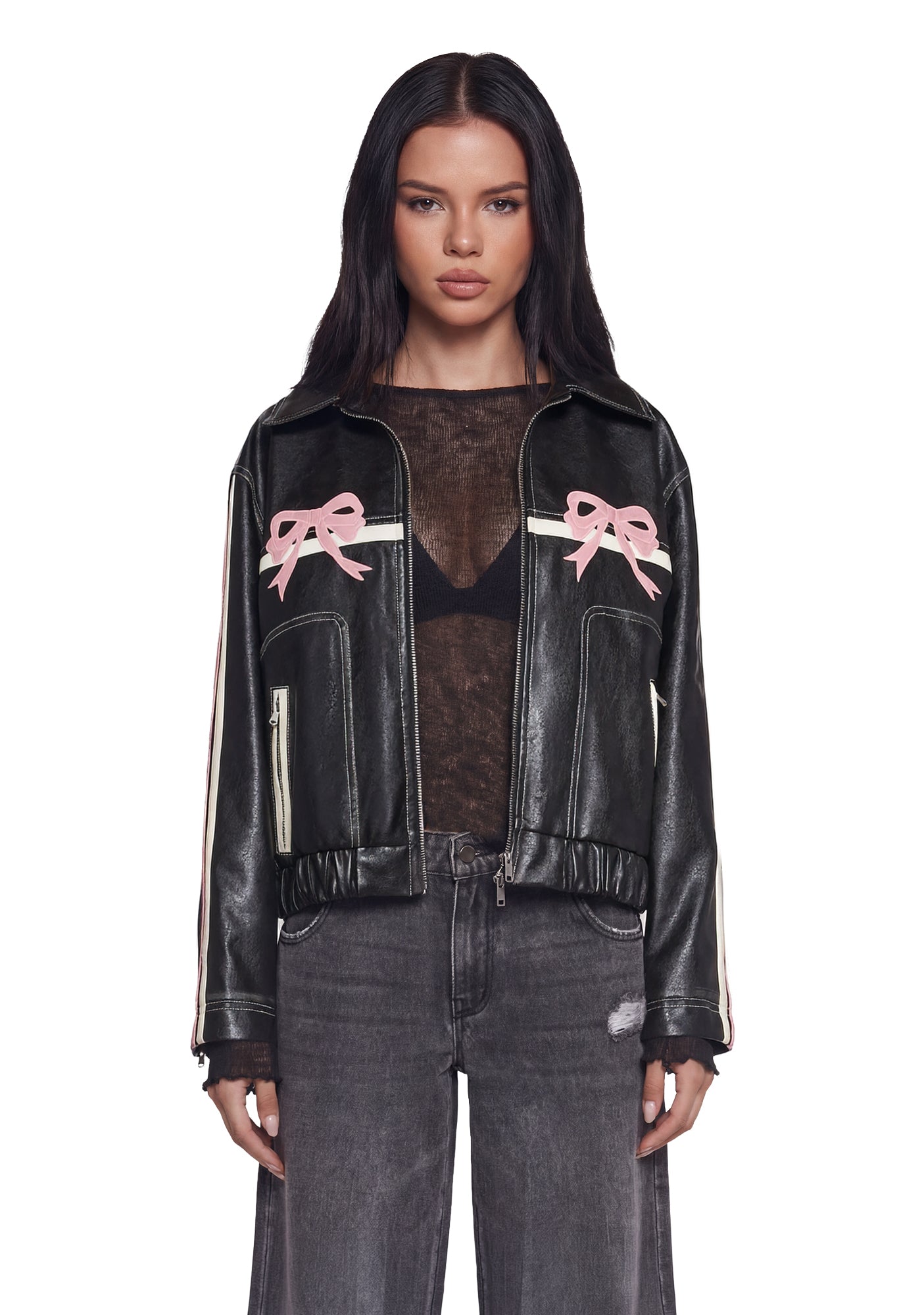 Tough Cutie Vegan Leather Jacket