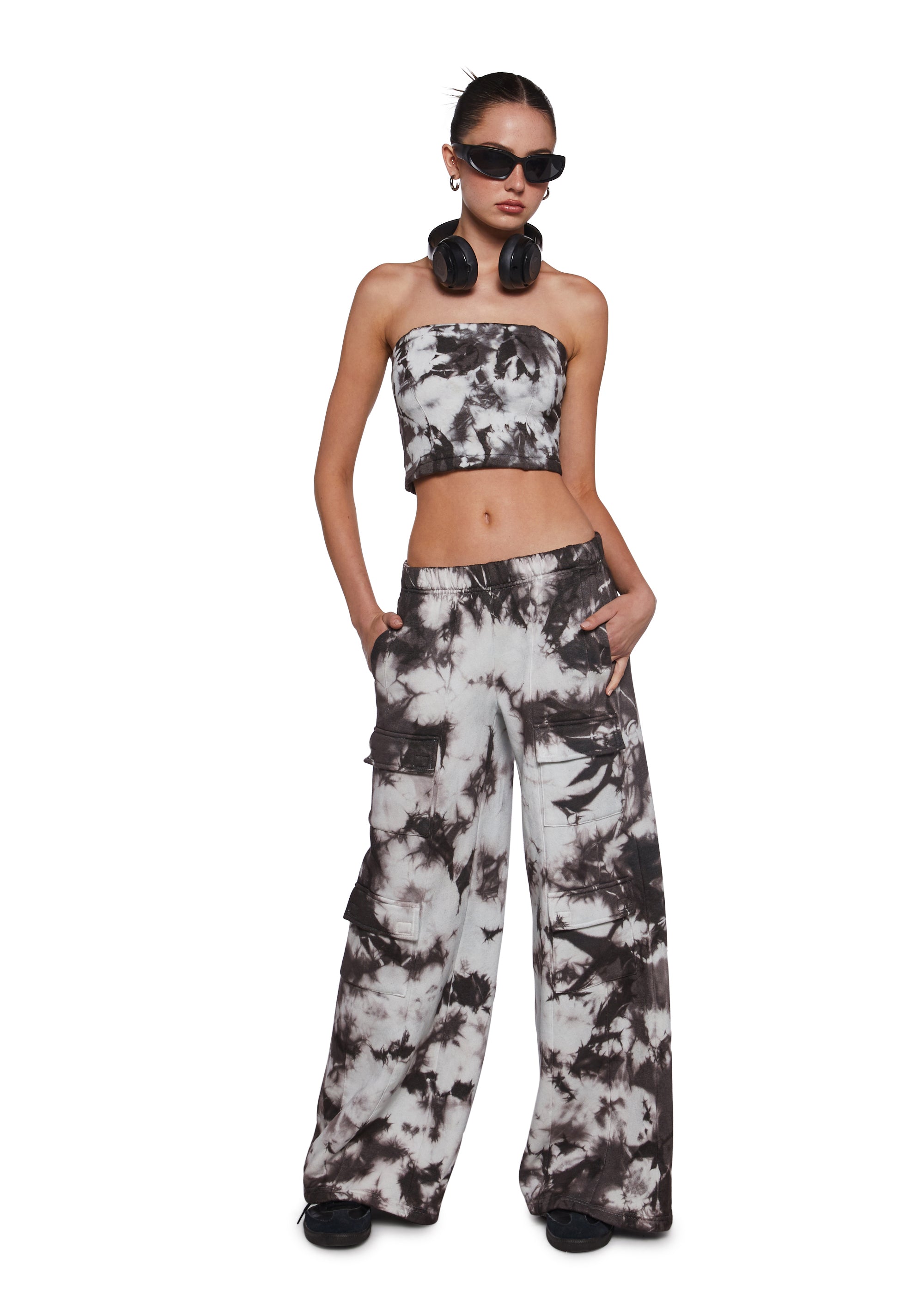 Alternative view of Catacombs Wide Leg Cargo Pants